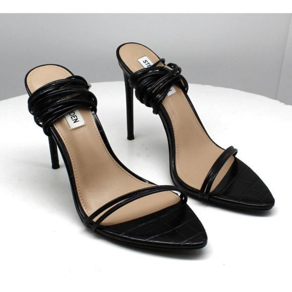 Steve Madden | Shoes | Steve Madden Womens Flamin Strappy Anklestrap Sandals | Poshmark